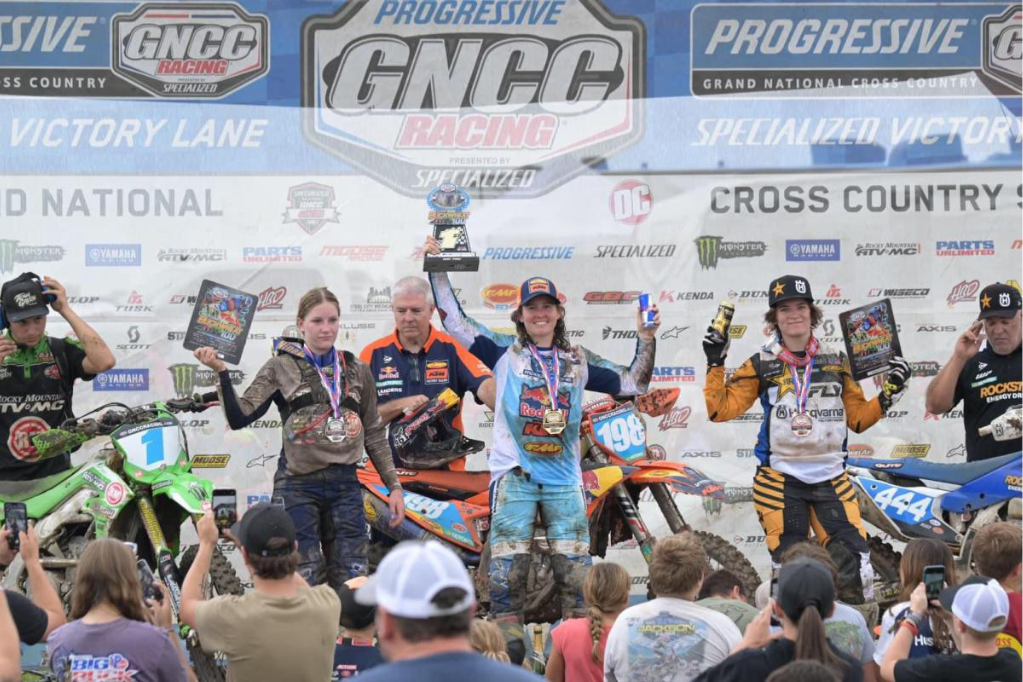 GNCC : Brandy Richards back on the top step of the podium