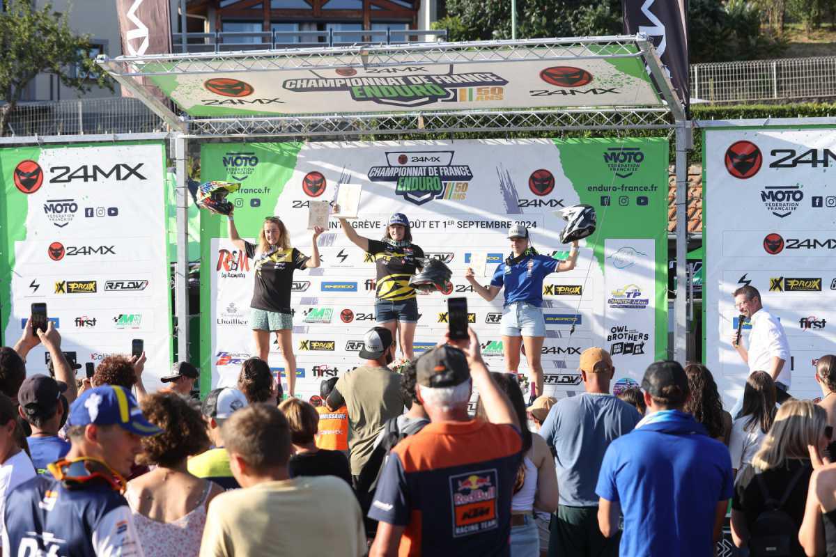 Enduro France : Justine Martel wins the first day